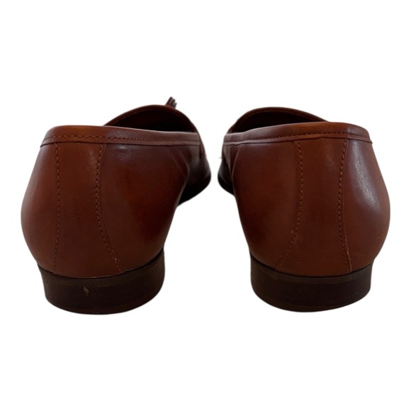 Vintage Etienne Aigner Womens 7 N Tassel Loafers Woven Brown‎ Leather Made Spain - Picture 8 of 13